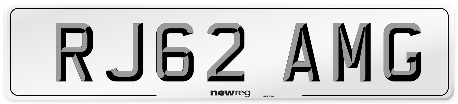RJ62 AMG Number Plate from New Reg